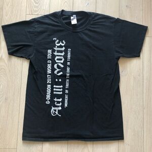 G Dragon 2017 World Tour Toronto Concert T Shirt in Black Size L